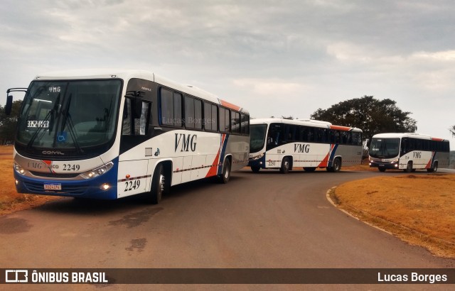VMG - Viação Minas Gerais 2249 na cidade de Araxá, Minas Gerais, Brasil, por Lucas Borges . Número da foto: #10409445.