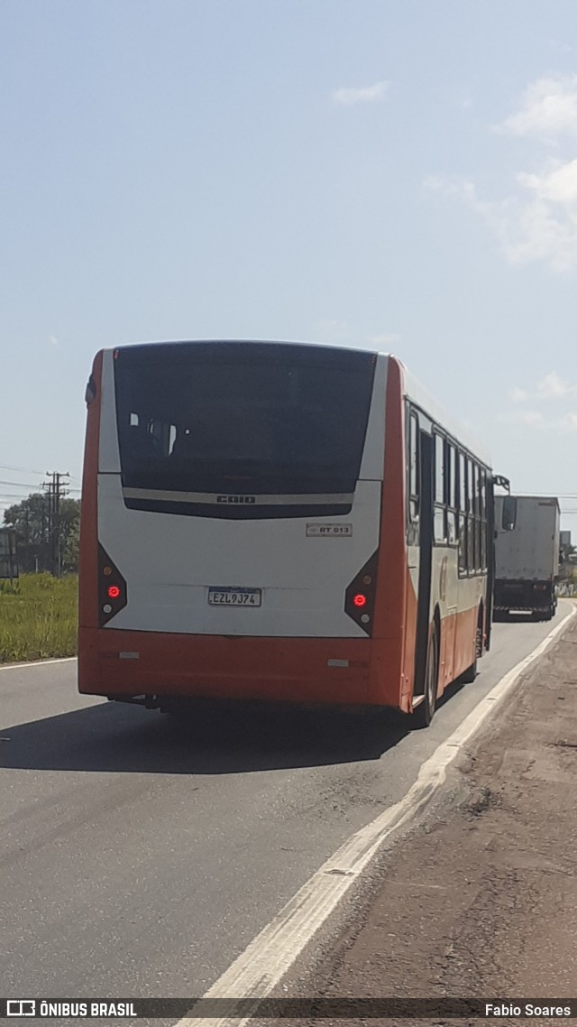 CSM Transporte e Turismo RT 013 na cidade de Benevides, Pará, Brasil, por Fabio Soares. ID da foto: 10408384.