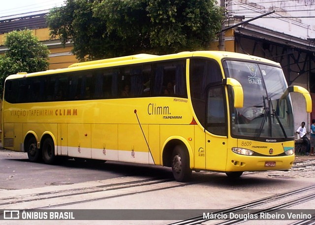 Viação Itapemirim 8609 na cidade de Rio de Janeiro, Rio de Janeiro, Brasil, por Márcio Douglas Ribeiro Venino. Número da foto: #10408153.