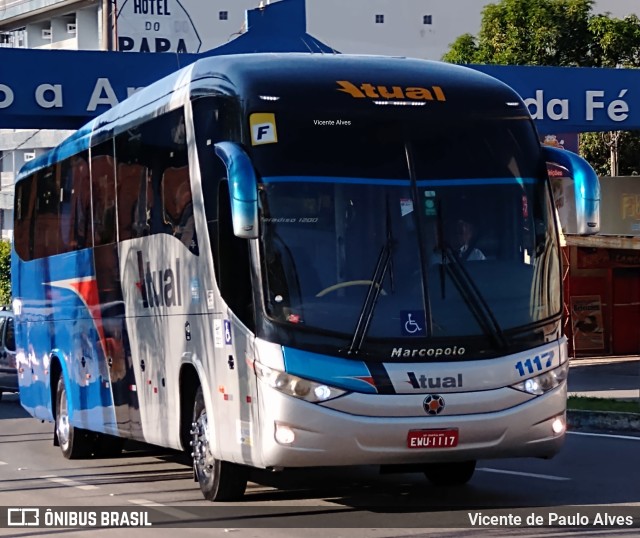 Viação Atual 1117 na cidade de Aparecida, São Paulo, Brasil, por Vicente de Paulo Alves. Número da foto: #10408317.