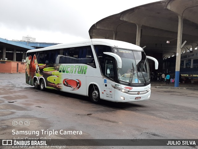 Eucatur - Empresa União Cascavel de Transportes e Turismo 4923 na cidade de Porto Alegre, Rio Grande do Sul, Brasil, por JULIO SILVA. ID da foto: 10411048.