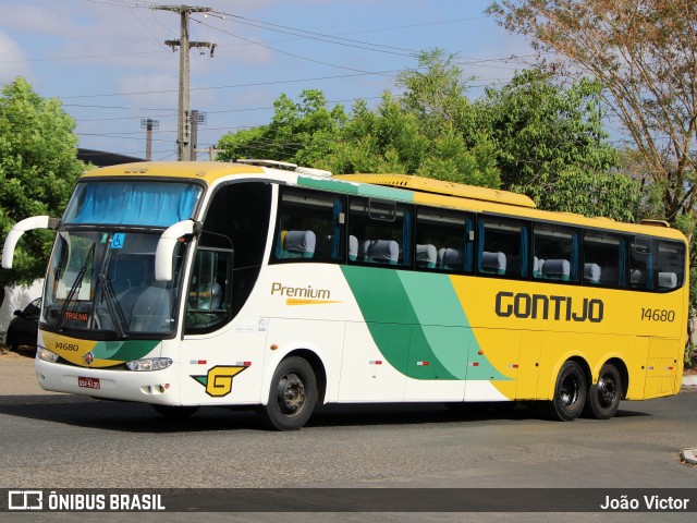 Empresa Gontijo de Transportes 14680 na cidade de Teresina, Piauí, Brasil, por João Victor. ID da foto: 10410760.