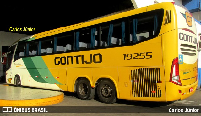 Empresa Gontijo de Transportes 19255 na cidade de Goiânia, Goiás, Brasil, por Carlos Júnior. ID da foto: 10410383.