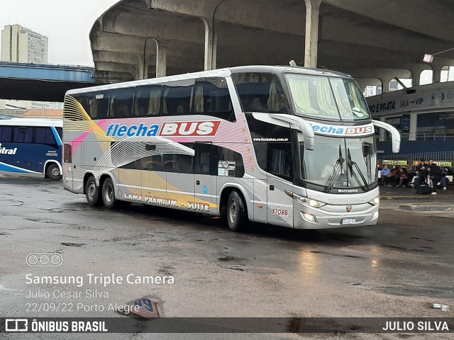 Flecha Bus 37086 na cidade de Porto Alegre, Rio Grande do Sul, Brasil, por JULIO SILVA. Número da foto: #10410711.