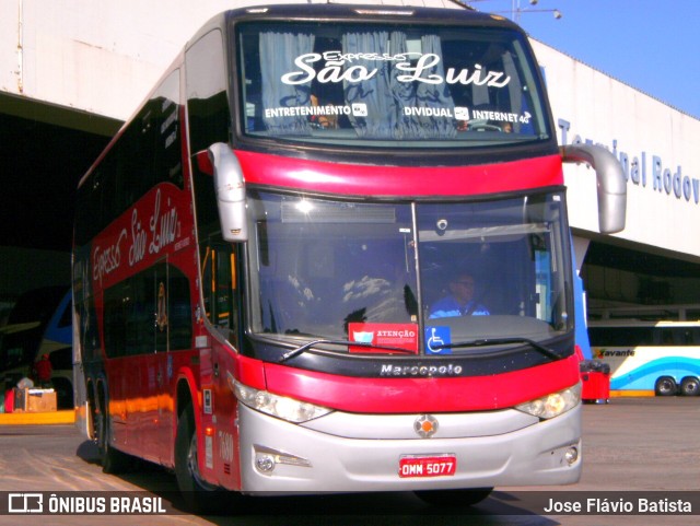 Expresso São Luiz 7680 na cidade de Goiânia, Goiás, Brasil, por Jose Flávio Batista. Número da foto: #10408849.