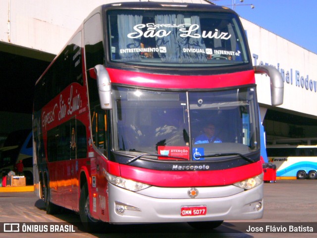 Expresso São Luiz 7680 na cidade de Goiânia, Goiás, Brasil, por Jose Flávio Batista. ID da foto: 10408849.