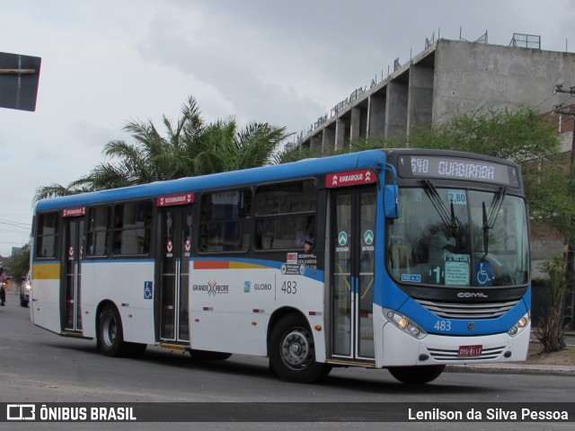 Transportadora Globo 483 na cidade de Recife, Pernambuco, Brasil, por Lenilson da Silva Pessoa. Número da foto: #10409789.