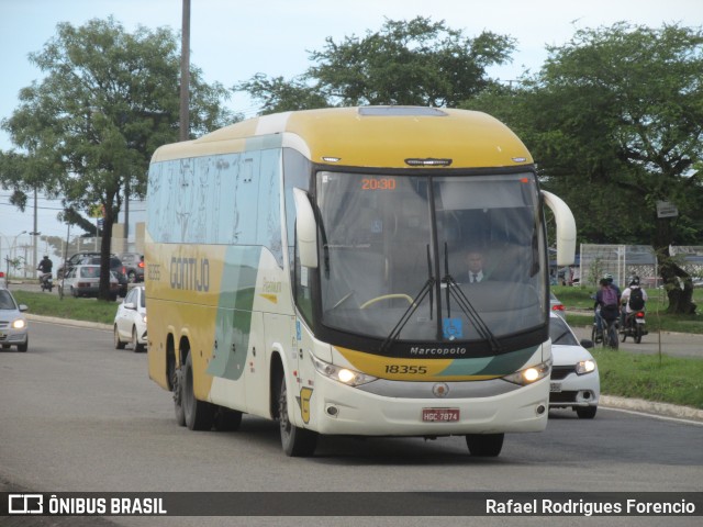 Empresa Gontijo de Transportes 18355 na cidade de Aracaju, Sergipe, Brasil, por Rafael Rodrigues Forencio. ID da foto: 10409605.