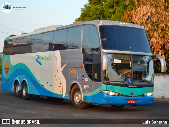 Rio Novo Transportes e Turismo 5700 na cidade de Caxias, Maranhão, Brasil, por Luis Santana. Número da foto: #10410366.