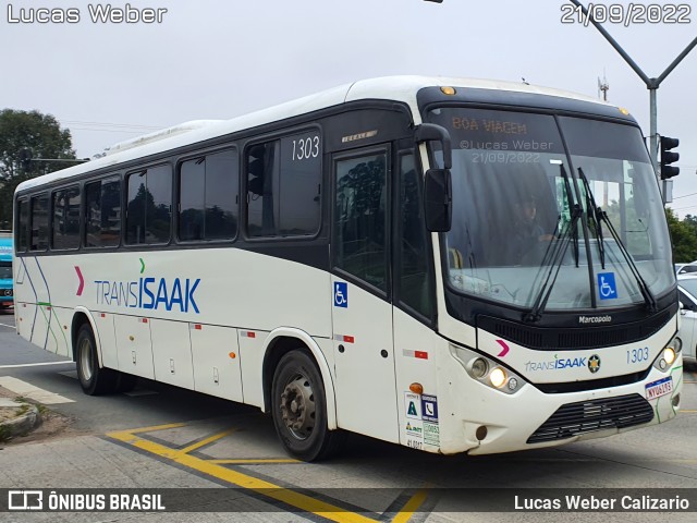 Trans Isaak Turismo 1303 na cidade de Curitiba, Paraná, Brasil, por Lucas Weber Calizario. ID da foto: 10408905.