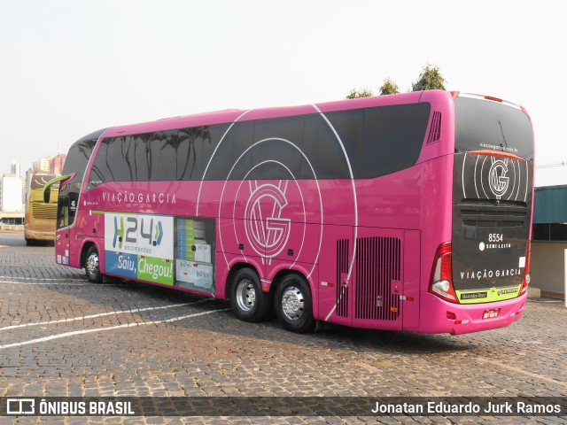 Viação Garcia 8554 na cidade de Londrina, Paraná, Brasil, por Jonatan Eduardo Jurk Ramos. Número da foto: #10412253.