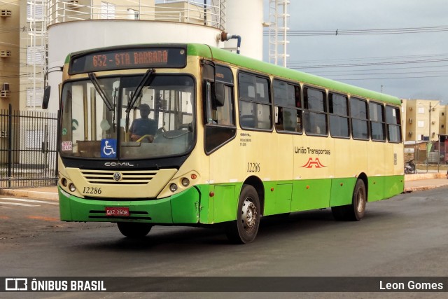 União Transportes 12286 na cidade de Várzea Grande, Mato Grosso, Brasil, por Leon Gomes. Número da foto: #10412488.