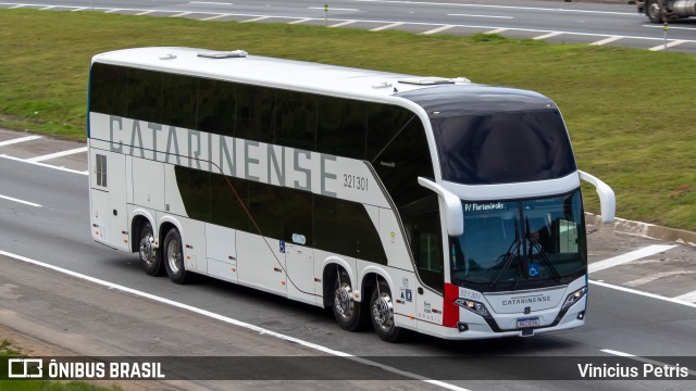 Auto Viação Catarinense 321301 na cidade de Joinville, Santa Catarina, Brasil, por Vinicius Petris. ID da foto: 10414184.