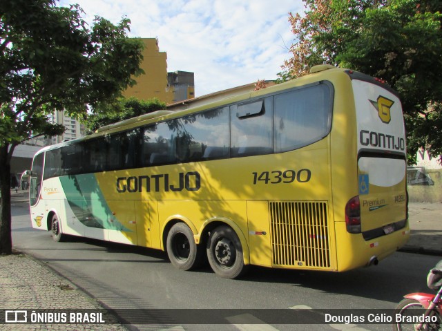 Empresa Gontijo de Transportes 14390 na cidade de Belo Horizonte, Minas Gerais, Brasil, por Douglas Célio Brandao. ID da foto: 10411597.