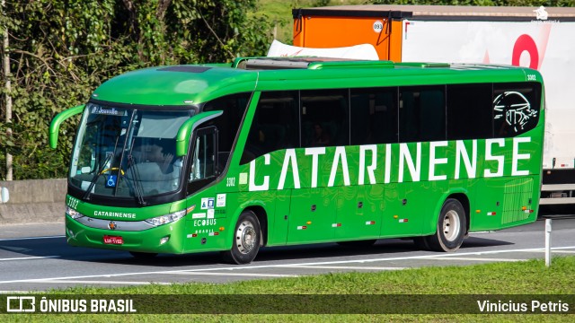 Auto Viação Catarinense 3302 na cidade de Joinville, Santa Catarina, Brasil, por Vinicius Petris. Número da foto: #10414291.