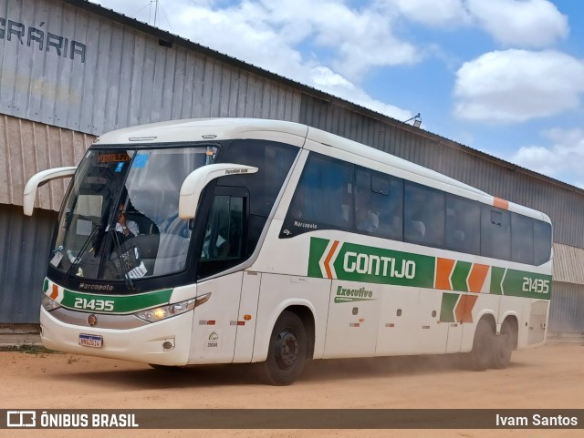 Empresa Gontijo de Transportes 21435 na cidade de Tauá, Ceará, Brasil, por Ivam Santos. Número da foto: #10411958.