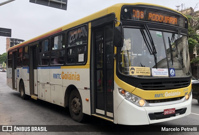 HP Transportes Coletivos 20448 na cidade de Goiânia, Goiás, Brasil, por Marcelo Petrelli. Número da foto: #10412327.