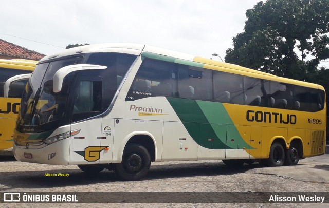 Empresa Gontijo de Transportes 18805 na cidade de Fortaleza, Ceará, Brasil, por Alisson Wesley. ID da foto: 10415451.