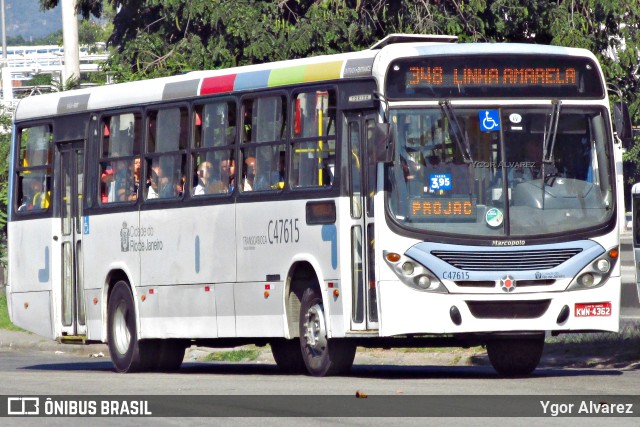 Viação Redentor C47615 na cidade de Rio de Janeiro, Rio de Janeiro, Brasil, por Ygor Alvarez. Número da foto: #10414741.