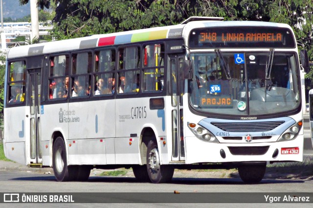 Viação Redentor C47615 na cidade de Rio de Janeiro, Rio de Janeiro, Brasil, por Ygor Alvarez. ID da foto: 10414741.