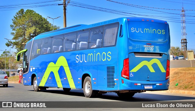 Viação Sul Minas 73220 na cidade de Alfenas, Minas Gerais, Brasil, por Lucas Elson de Oliveira. Número da foto: #10417940.