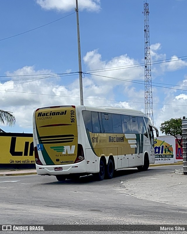 Viação Nacional 16110 na cidade de Nova Cruz, Rio Grande do Norte, Brasil, por Marco Silva. ID da foto: 10416920.