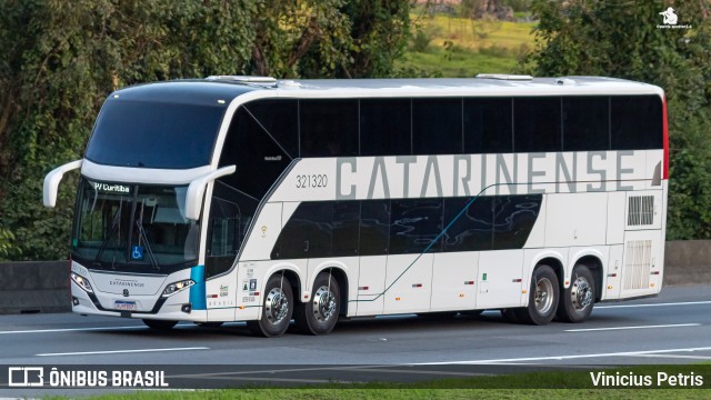 Auto Viação Catarinense 321320 na cidade de Joinville, Santa Catarina, Brasil, por Vinicius Petris. Número da foto: #10416274.