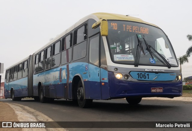 Metrobus 1061 na cidade de Senador Canedo, Goiás, Brasil, por Marcelo Petrelli. ID da foto: 10416582.