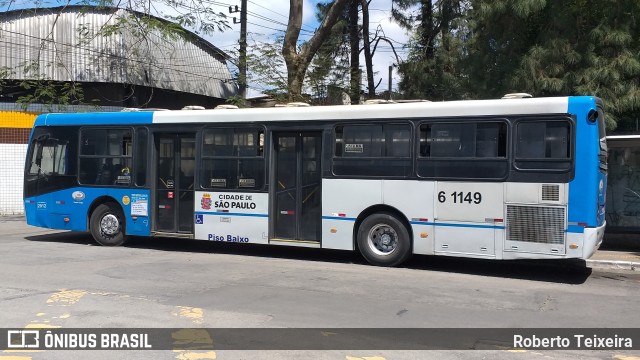 Viação Grajaú S.A. 6 1149 na cidade de São Paulo, São Paulo, Brasil, por Roberto Teixeira. ID da foto: 10416912.