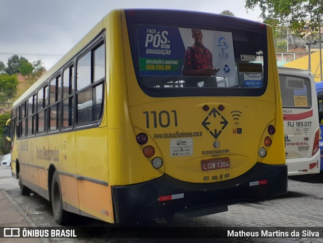 Viação Sul Fluminense 1101 na cidade de Volta Redonda, Rio de Janeiro, Brasil, por Matheus Martins da Silva. Número da foto: #10417042.