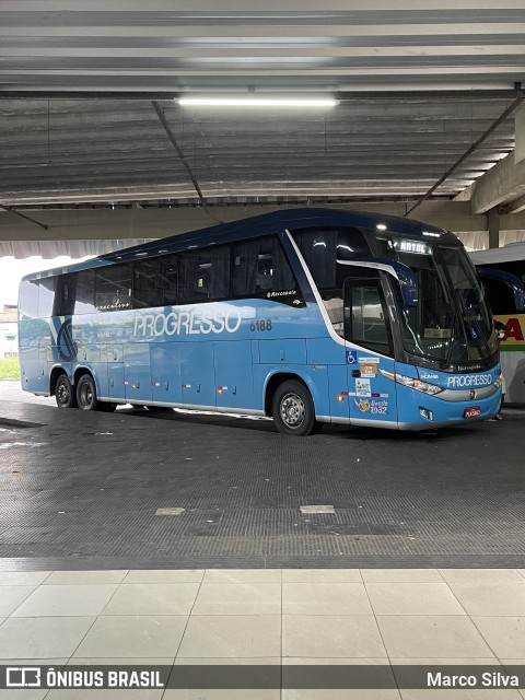 Auto Viação Progresso 6188 na cidade de Natal, Rio Grande do Norte, Brasil, por Marco Silva. Número da foto: #10416879.