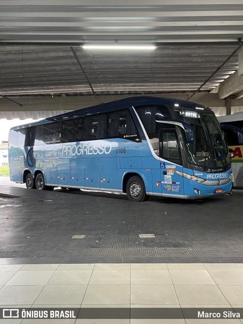 Auto Viação Progresso 6188 na cidade de Natal, Rio Grande do Norte, Brasil, por Marco Silva. ID da foto: 10416879.