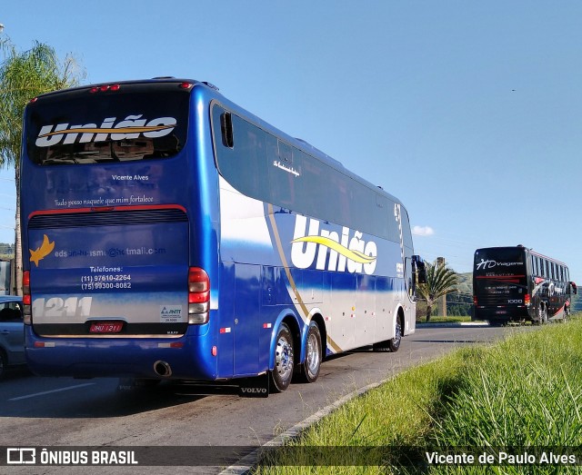 União 1211 na cidade de Aparecida, São Paulo, Brasil, por Vicente de Paulo Alves. ID da foto: 10414832.