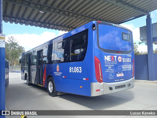 Next Mobilidade - ABC Sistema de Transporte 81.063 na cidade de São Bernardo do Campo, São Paulo, Brasil, por Lucas Kaneko. ID da foto: 10416949.