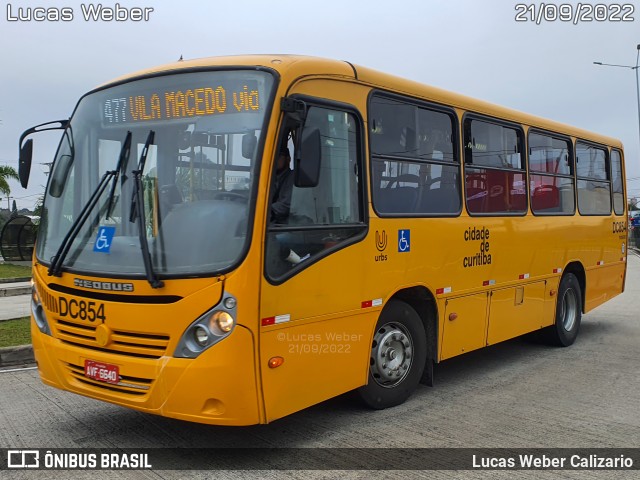 Cristo Rei > CCD Transporte Coletivo > SPE Via Mobilidade S/A DC854 na cidade de Curitiba, Paraná, Brasil, por Lucas Weber Calizario. Número da foto: #10414611.
