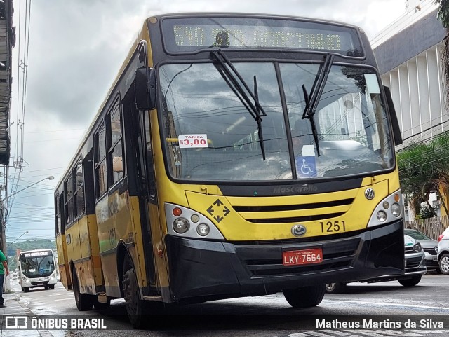 Viação Sul Fluminense 1251 na cidade de Volta Redonda, Rio de Janeiro, Brasil, por Matheus Martins da Silva. ID da foto: 10417154.