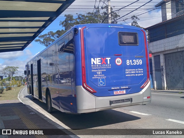 Next Mobilidade - ABC Sistema de Transporte 81.359 na cidade de São Bernardo do Campo, São Paulo, Brasil, por Lucas Kaneko. ID da foto: 10414885.