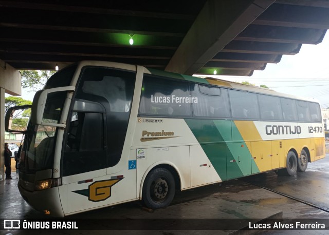 Empresa Gontijo de Transportes 12470 na cidade de Araxá, Minas Gerais, Brasil, por Lucas Alves Ferreira. ID da foto: 10416488.