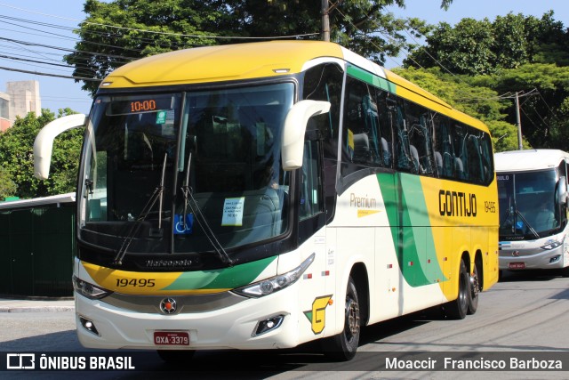 Empresa Gontijo de Transportes 19495 na cidade de São Paulo, São Paulo, Brasil, por Moaccir  Francisco Barboza. ID da foto: 10415801.