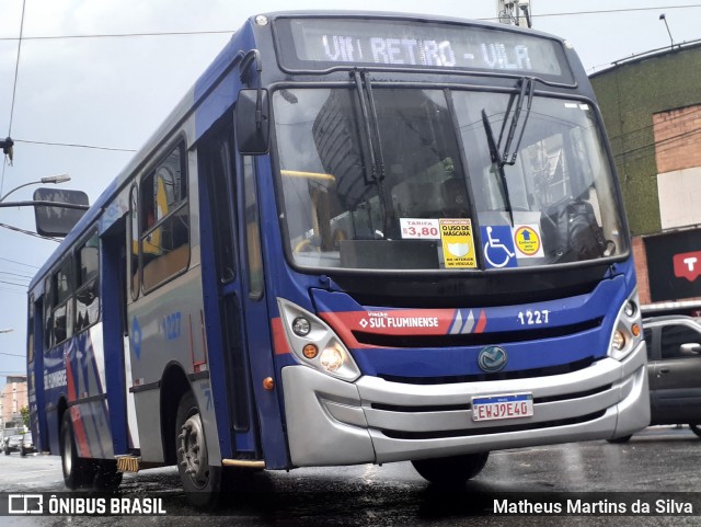 Viação Sul Fluminense 1227 na cidade de Volta Redonda, Rio de Janeiro, Brasil, por Matheus Martins da Silva. Número da foto: #10417121.
