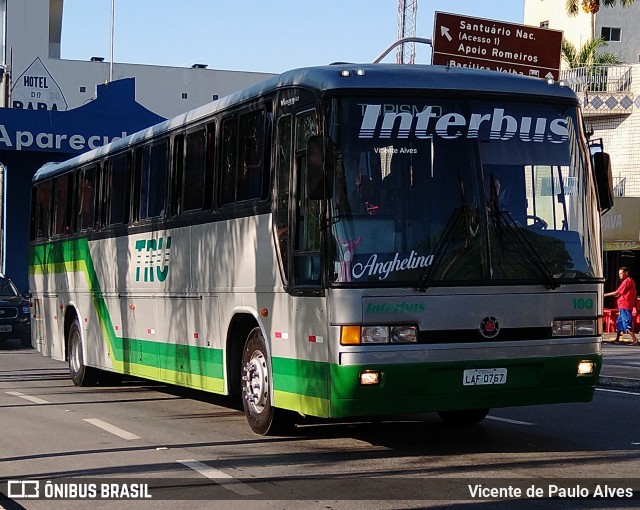 Interbus 100 na cidade de Aparecida, São Paulo, Brasil, por Vicente de Paulo Alves. ID da foto: 10414659.