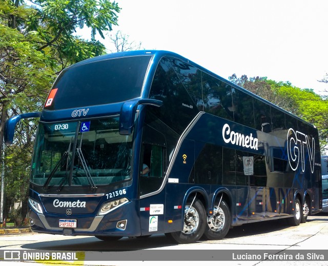 Viação Cometa 721306 na cidade de São Paulo, São Paulo, Brasil, por Luciano Ferreira da Silva. ID da foto: 10420239.