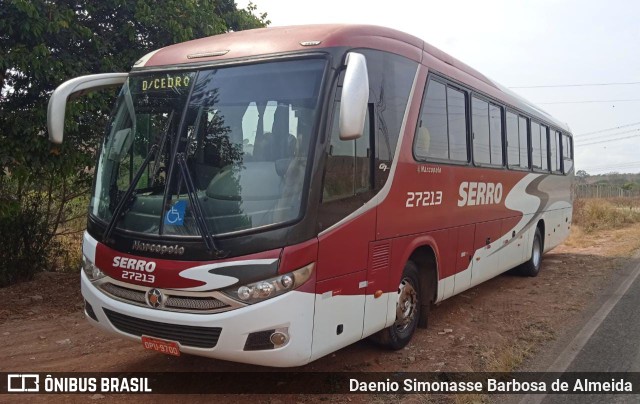 Viação Serro 27213 na cidade de Pará de Minas, Minas Gerais, Brasil, por Daenio Simonasse Barbosa de Almeida. Número da foto: #10418958.