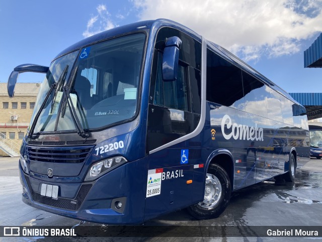 Viação Cometa 722200 na cidade de São Paulo, São Paulo, Brasil, por Gabriel Moura. Número da foto: #10420499.