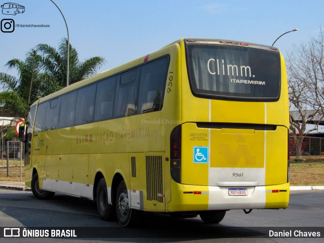 Viação Itapemirim 9561 na cidade de Brasília, Distrito Federal, Brasil, por Daniel Chaves. Número da foto: #10418121.