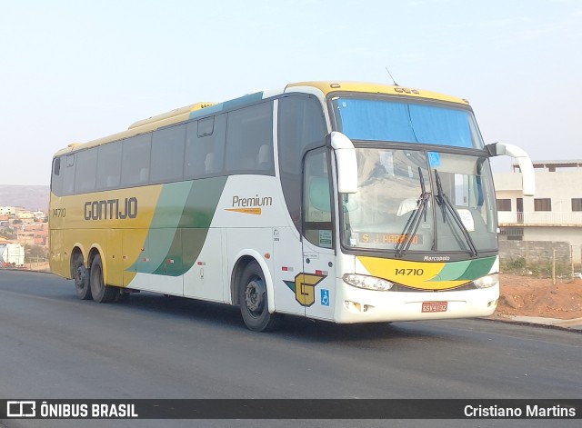 Empresa Gontijo de Transportes 14710 na cidade de Montes Claros, Minas Gerais, Brasil, por Cristiano Martins. ID da foto: 10418453.