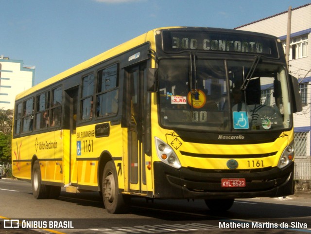 Viação Sul Fluminense 1161 na cidade de Volta Redonda, Rio de Janeiro, Brasil, por Matheus Martins da Silva. ID da foto: 10421166.