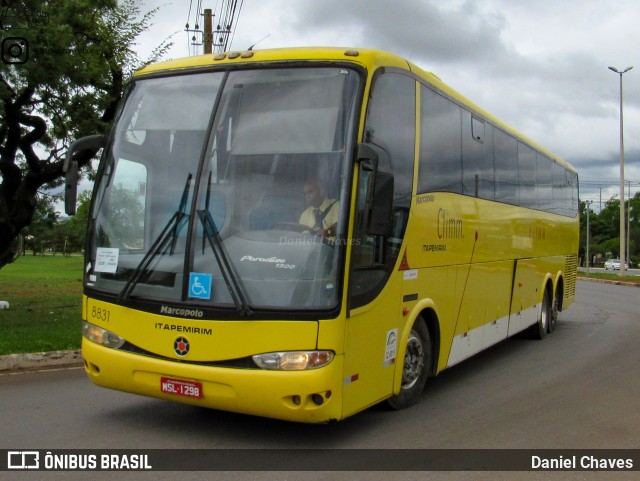 Viação Itapemirim 8831 na cidade de Brasília, Distrito Federal, Brasil, por Daniel Chaves. ID da foto: 10418122.