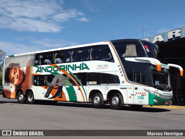 Empresa de Transportes Andorinha 7306 na cidade de Presidente Prudente, São Paulo, Brasil, por Marcos Henrique. ID da foto: 10419503.