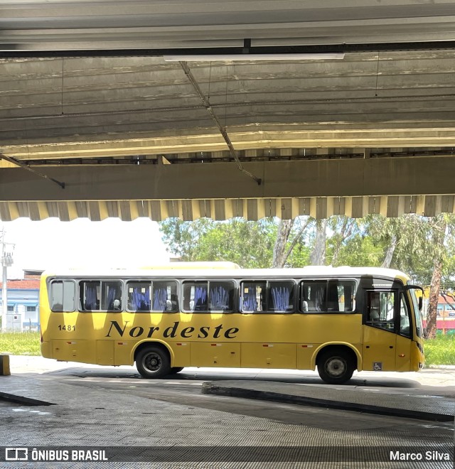 Viação Nordeste 1481 na cidade de Natal, Rio Grande do Norte, Brasil, por Marco Silva. ID da foto: 10419620.